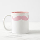 Search for pink moustache mugs Funny
