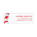 Search for chrismas return address labels Red