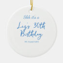 Search for 30th birthday ornaments Elegant
