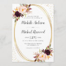 Recherche de editable mariage invitations Floral