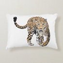 Recherche de leopard coussins Aquarelle
