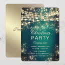 Search for green gold corporate christmas invitations Festive