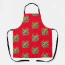 Search for holly berries aprons Bright