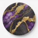 Search for black gold marble plates Stylish