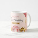 Search for happy birthday cake mugs Pink