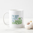 Search for laziness humor mugs Minimalist design