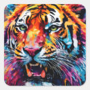 Search for colourful tiger stickers Cat