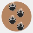 Recherche de pawprint autocollants Empreinte de patte