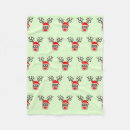 Search for cartoon reindeer blankets Red