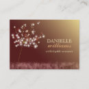 Search for dandelion business cards Massage