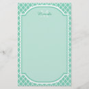 Search for mint green stationery paper Modern