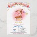 Recherche de woodland baby shower invitations Rose et or
