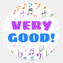 Search for colourful musical notes stickers Music note
