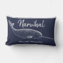 Search for narwhal pillows Nautical