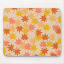 Recherche de feuille orange tapis souris Jaune