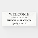 Search for bride and groom name banners Modern