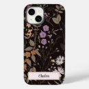 Recherche de fleur noire iphone coques Mignon