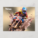 Recherche de motocross cartes postales Race