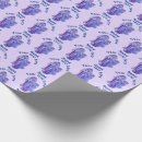 Search for purple floral wrapping paper Bridal