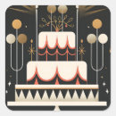 Search for vintage birthday cake stickers Party