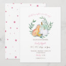 Search for fox baby girl shower invitations Whimsical