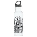 Search for alice in wonderland water bottles Caterpillar