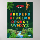 Search for animal alphabet kids posters Learning