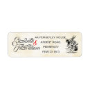 Search for alice in wonderland return address labels White rabbit
