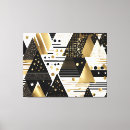 Search for black and gold abstract canvas prints Geometric