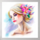 Search for abstract woman face posters Blue