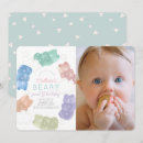 Recherche de beary 1ans anniversaire invitations Mignon