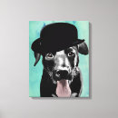 Search for black labrador canvas prints Antique