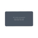 Search for rustic blue wedding return address labels Simple