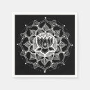 Recherche de mandala blanc serviettes Moderne