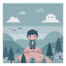Recherche de tristesse posters Dessin