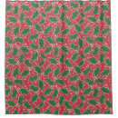 Search for christmas holly berries shower curtains Retro