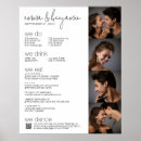 Recherche de menu mariage posters Simple