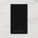 Search for electrician business cards Bulb