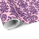 Search for purple floral wrapping paper Vintage