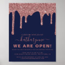 Search for salon business posters Rose gold