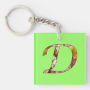 Search for monogram d keychains Flowers