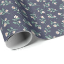 Search for blue and white floral wrapping paper Pattern
