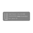 Search for blank return address return address labels Classic