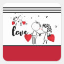 Recherche de valentines day stickers Blanc