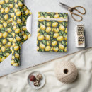 Search for lemons wrapping paper Yellow