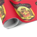 Search for acorn wrapping paper Red