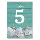 Search for starfish wedding table cards Sand dollar