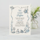 Search for retro rehearsal dinner invitations Funky