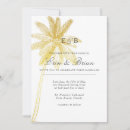 Search for tropical leaves invitations Gold