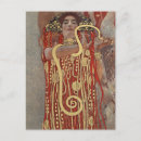 Search for vintage art nouveau postcards Gustav klimt